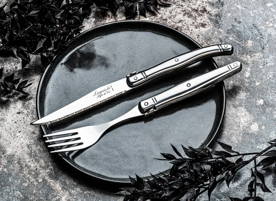 6tlg. Premium Line Steakmesserset mit Messerblock
