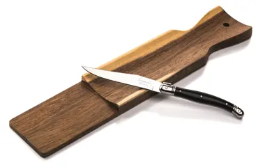 Laguiole Premium Line Wurstbrett mit Messer