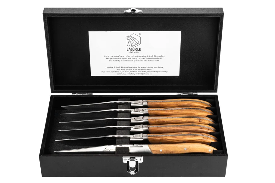 6tlg. Luxury Line Steakmesserset