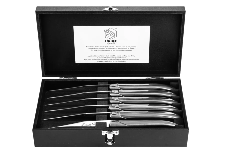 6tlg. Luxury Line Steakmesserset