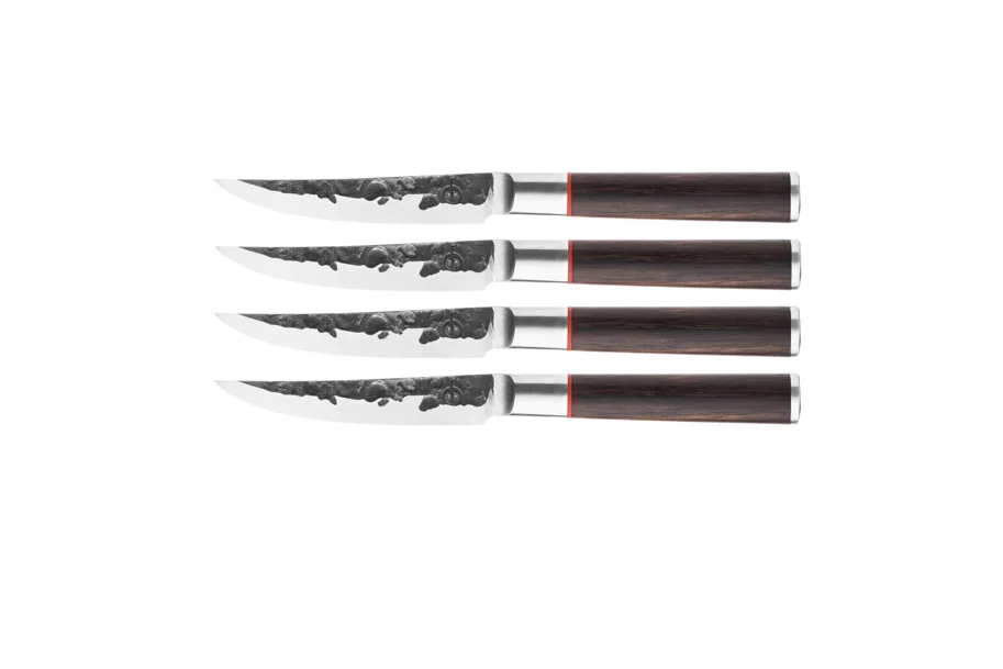 4tlg. Sebra Steakmesserset
