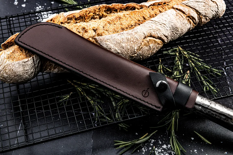 Lederetui Brotmesser