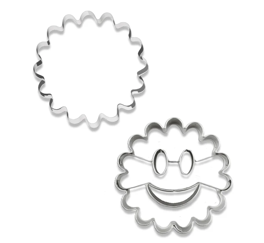 2er Set Ausstecher für Spitzbuben Smile