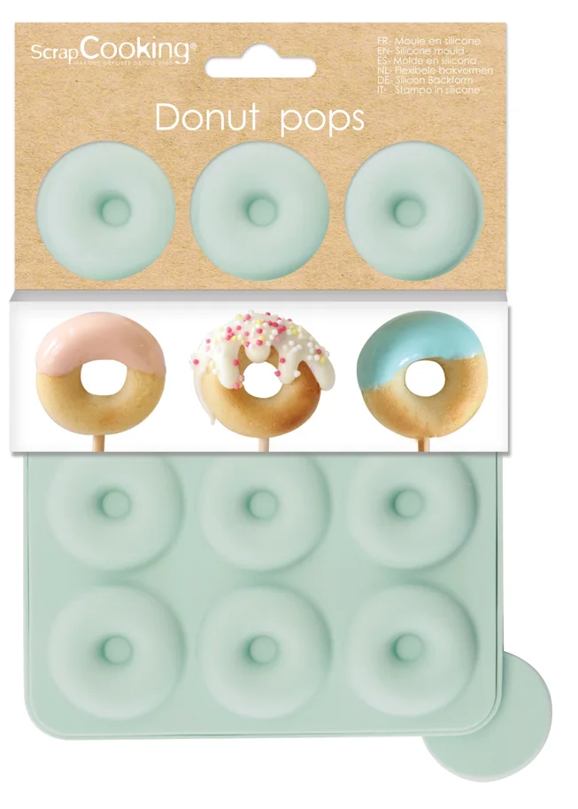 Silikon Backform für 12 Mini-Donuts
