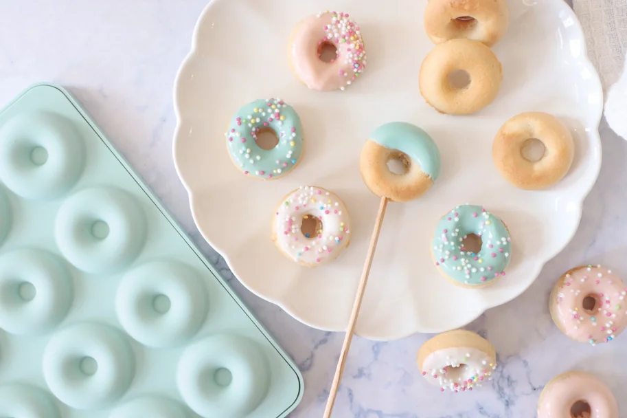 Silikon Backform für 12 Mini-Donuts
