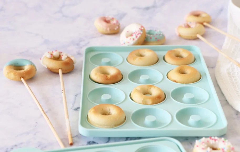Silikon Backform für 12 Mini-Donuts