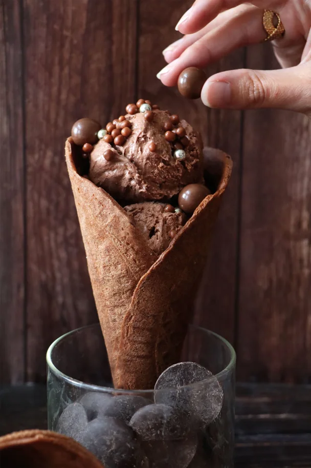 Fertigmischung für Schokoladen Eiscreme 185g