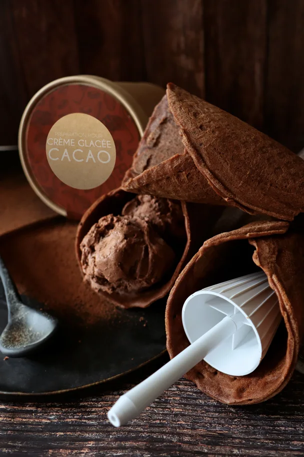 Fertigmischung für Schokoladen Eiscreme 185g