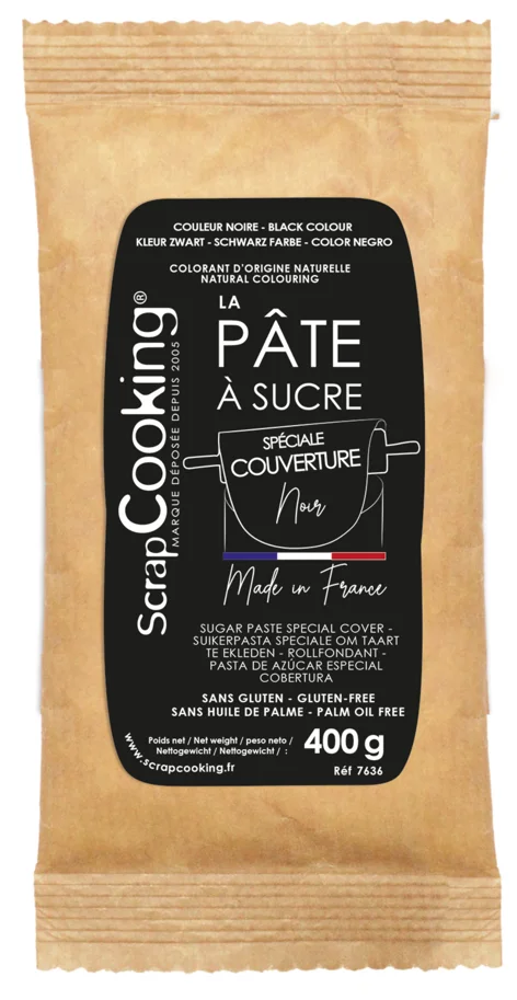 Rollfondant  400g schwarz