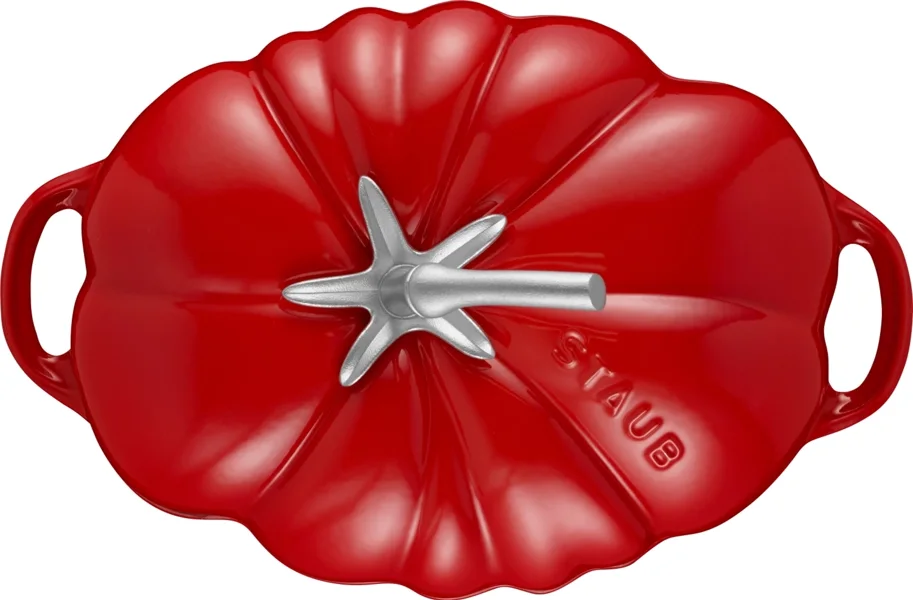 Cocotte 25cm, Tomate, Kirsch-Rot, Gusseisen 2.9l