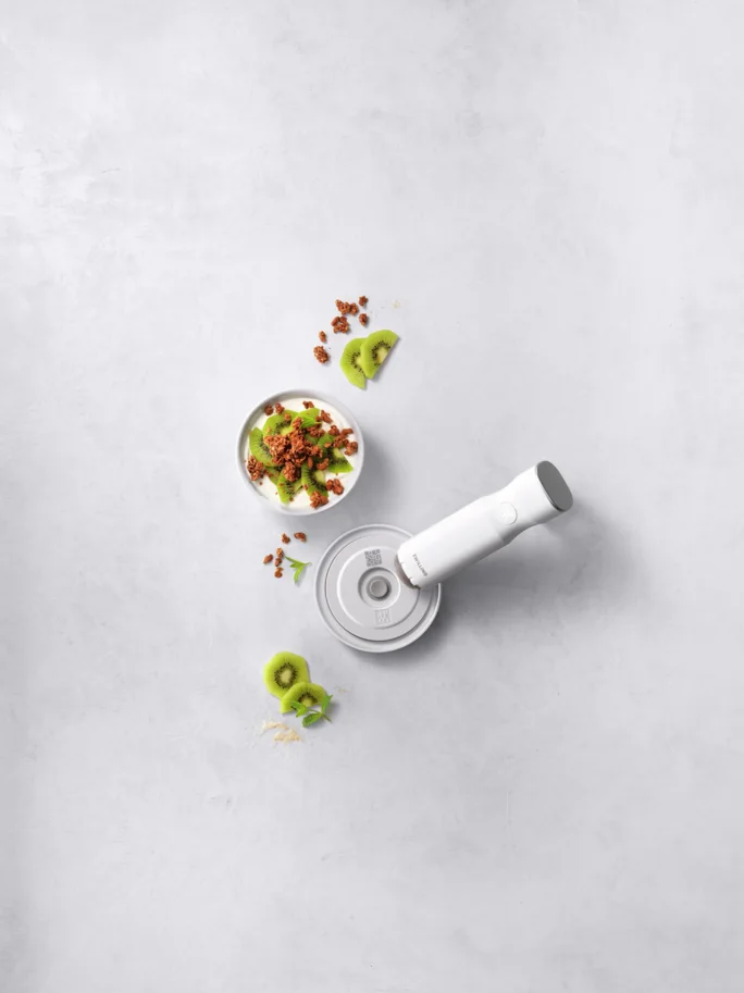 Fresh & Save Bowls Vakuumdeckel 12cm S, ABS, Weiss