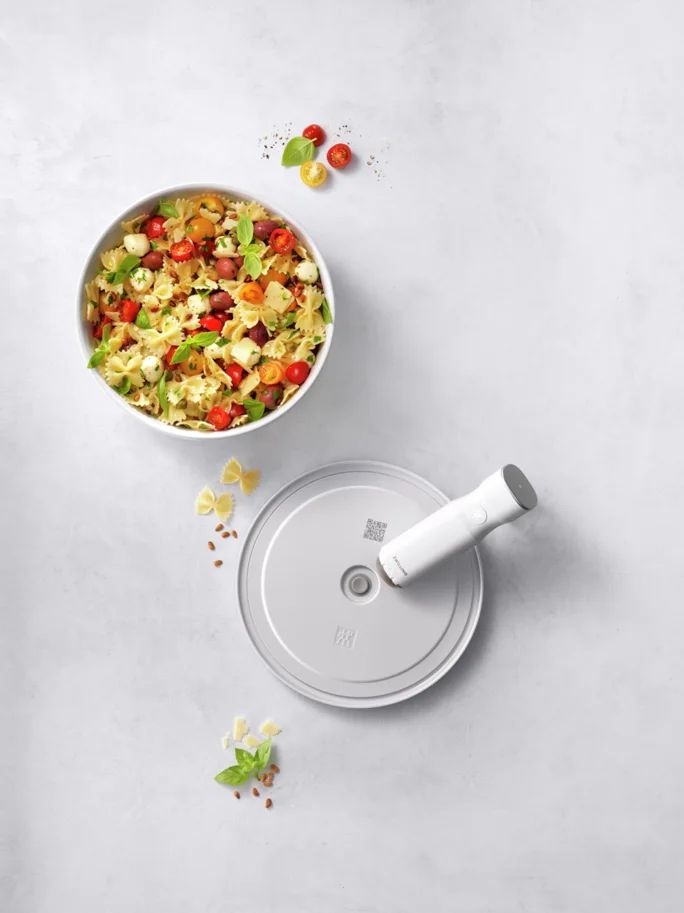 Fresh & Save Bowls Vakuumdeckel 24cm L, ABS, Weiss