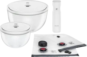 9tlg. Fresh & Save Bowls Vakuum Starter Set, Glas