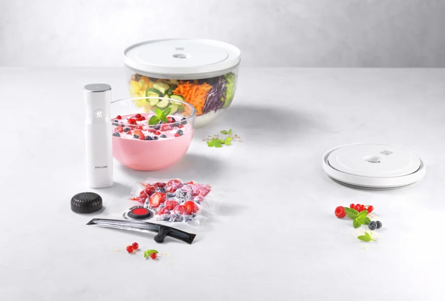 9tlg. Fresh & Save Bowls Vakuum Starter Set, Glas