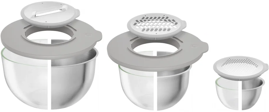 6tlg. Fresh & Save Bowls Vakuumschüssel Set, Glas