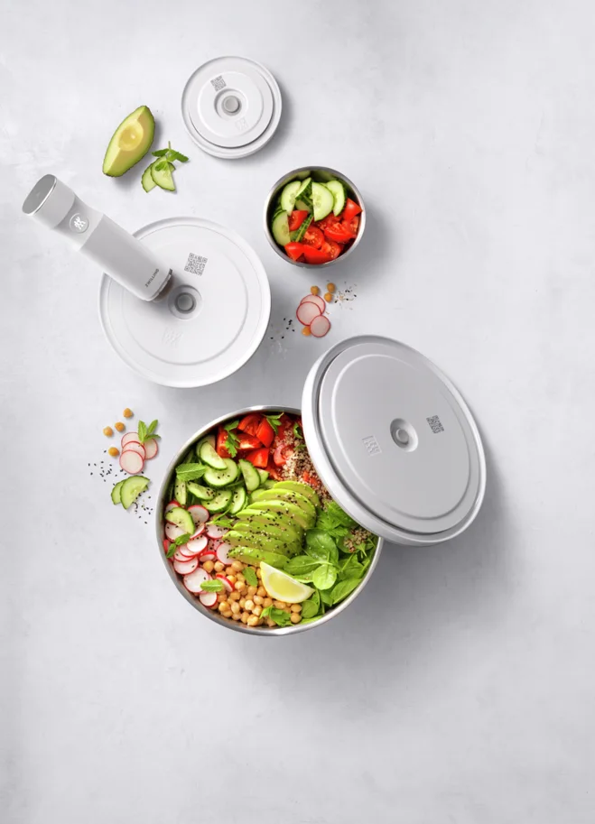 6tlg. Fresh & Save Bowls Vakuumschüssel Set, Glas