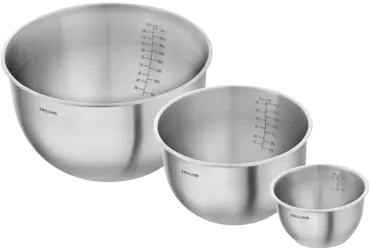 3tlg. Fresh & Save Bowls Schüssel Set Edelstahl
