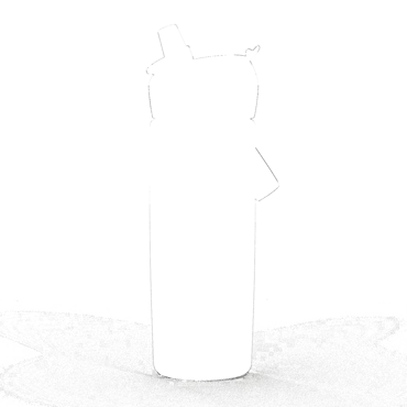 Thrive Flip Straw 0.6l charcoal