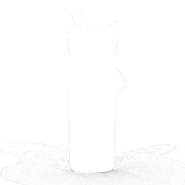 Thrive Flip Straw 0.6l clear