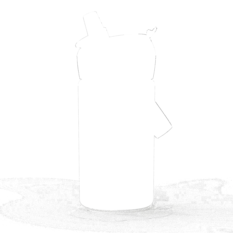 Thrive Flip Straw Kids 0.4l clear