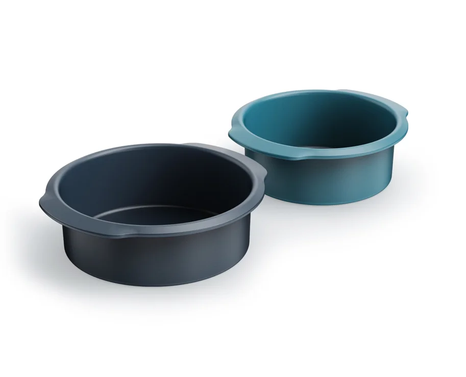2er Set Nest Bake D20 D23 cm Backform Kuchen
