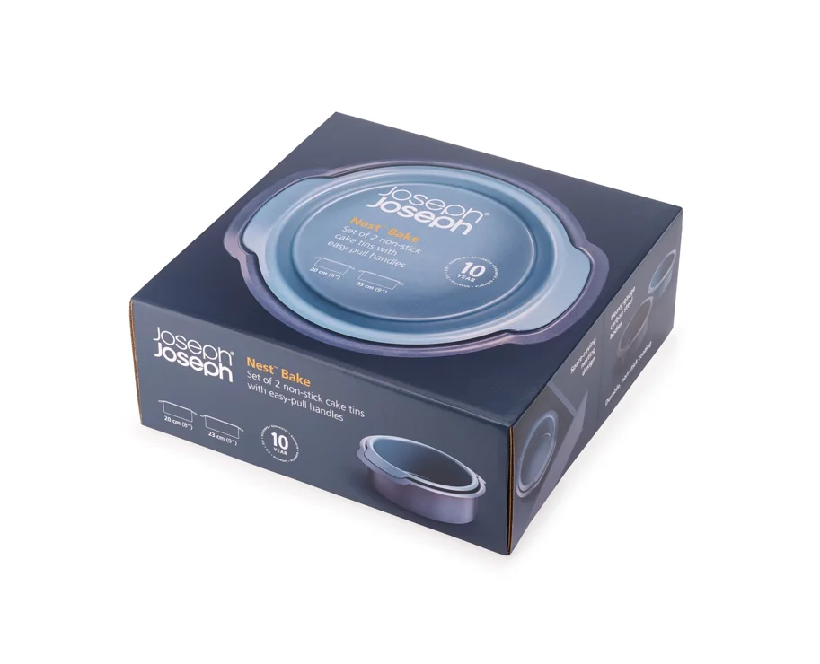 2er Set Nest Bake D20 D23 cm Backform Kuchen