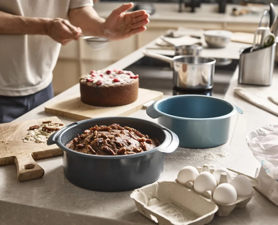 2er Set Nest Bake D20 D23 cm Backform Kuchen
