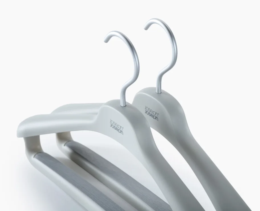 2er Set Orderly Kleiderbügel für Anzug H25cm L42cm PP ecru