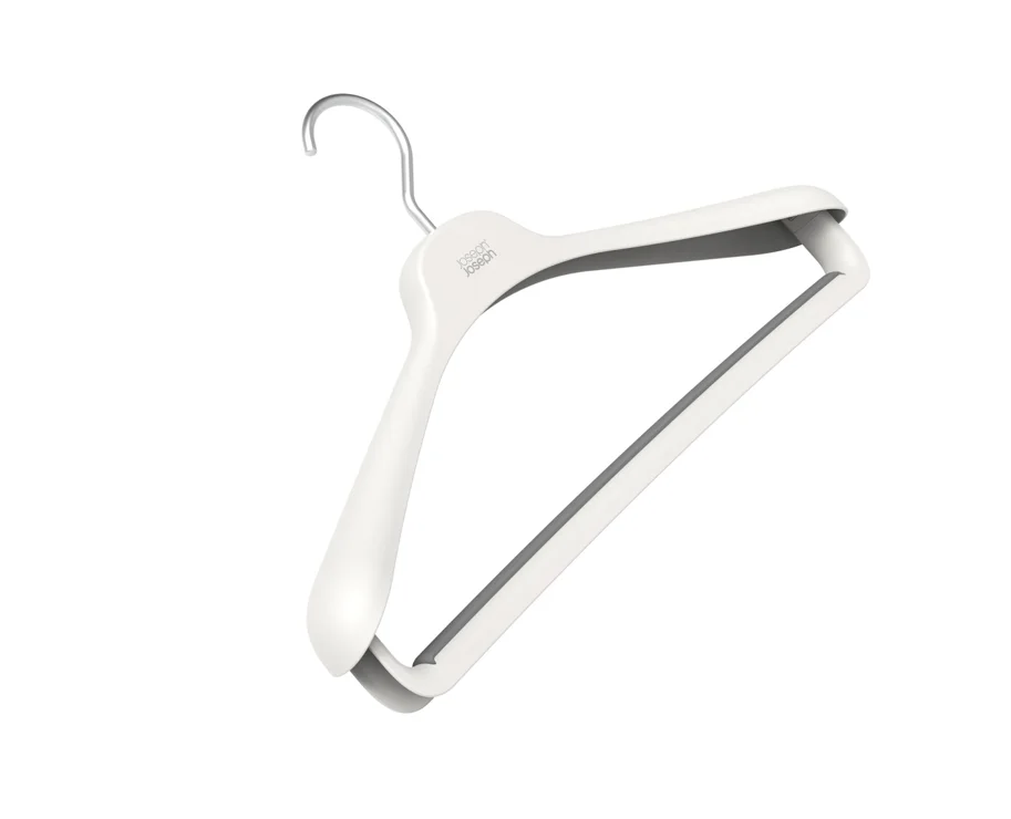 2er Set Orderly Kleiderbügel für Anzug H25cm L42cm PP ecru