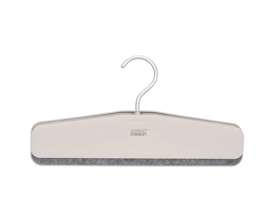 2er Set Orderly Kleiderbügel für Hosen H17cm L43cm ABS ecru