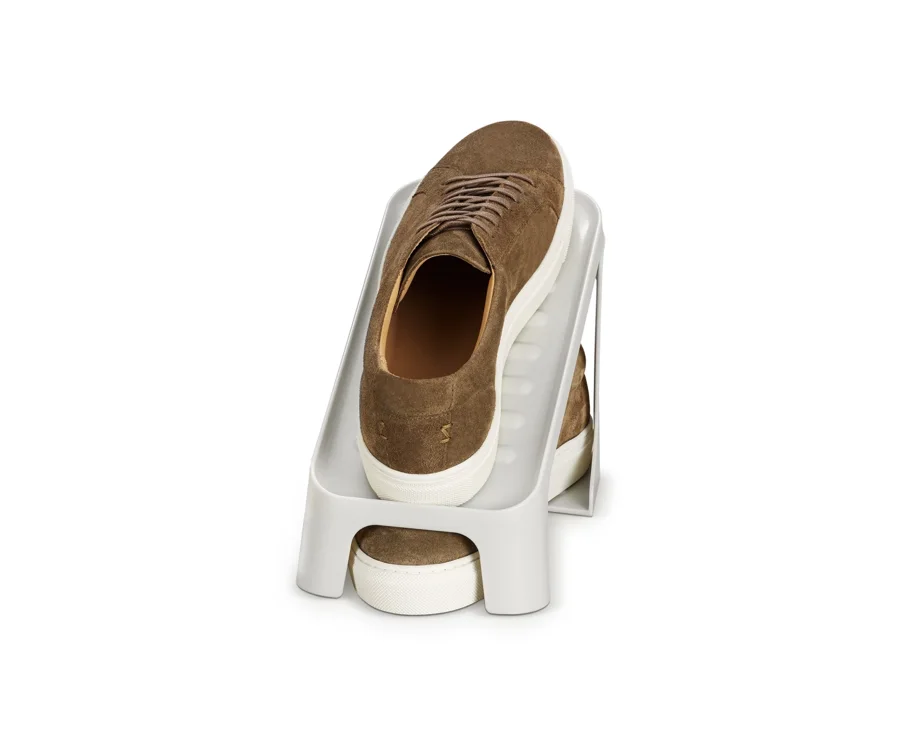 6er Set Set Shoe in Schuhcaddy H19cm L26cm PP ecru