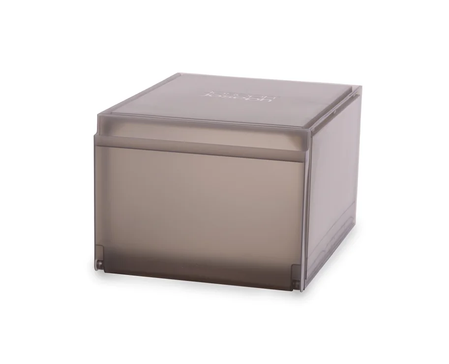 2er Set ShoeCase Schuhschrank PP 22x28x36cm grau