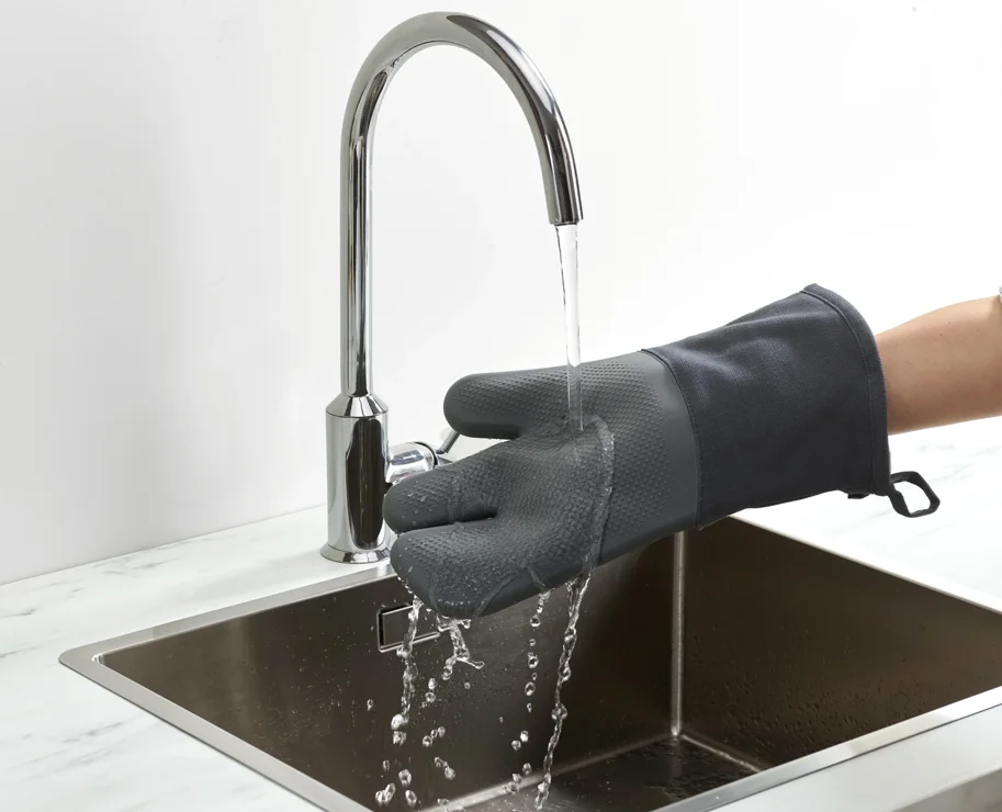 Pinch Ofenhandschuh einzeln Baumwolle anthrazit