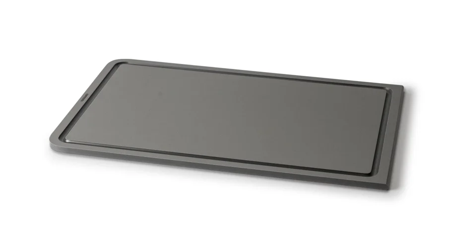 Duracore Tranchierbrett m. Saftrille, grau 44x29.8x0.9 cm