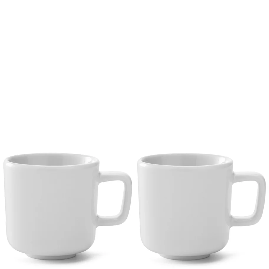 2er Set Collective Espressotasse 75ml weiss