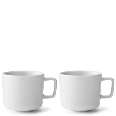 2er Set Collective Kaffeetasse 260ml weiss