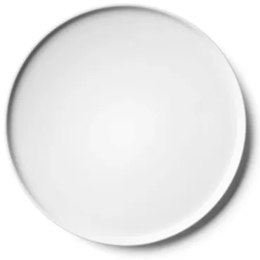 2er Set Collective Teller flach D26cm weiss