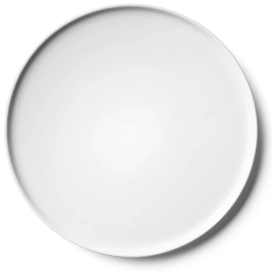 2er Set Collective Teller flach D26cm weiss