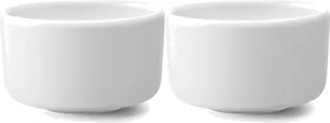 2er Set Collective Schale D8cm weiss