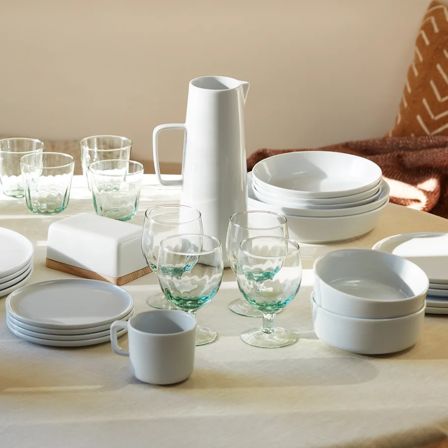 2er Set Collective Schale D8cm weiss