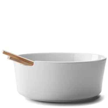 Collective Salatschale D26cm mit Besteck Esche weiss