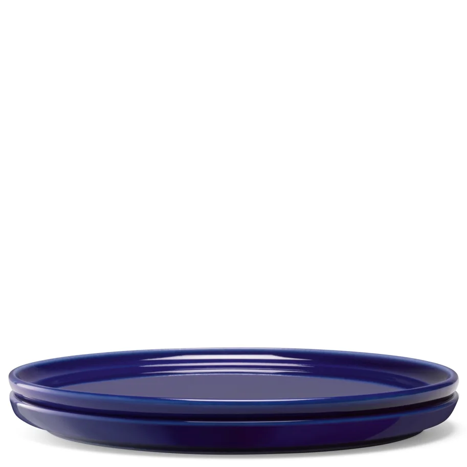 2er Set Collective Teller flach D17cm cobalt