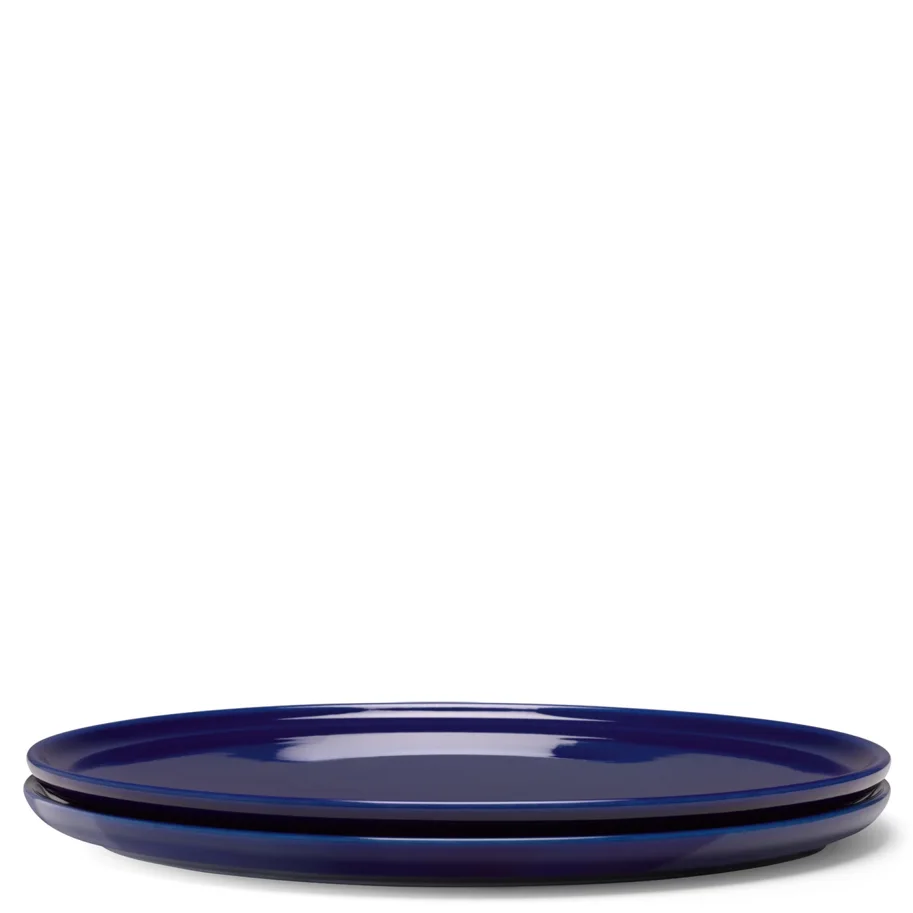 2er Set Collective Teller flach D26cm cobalt
