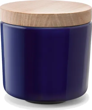 Collective Dose H8.5cm mit Deckel Esche cobalt