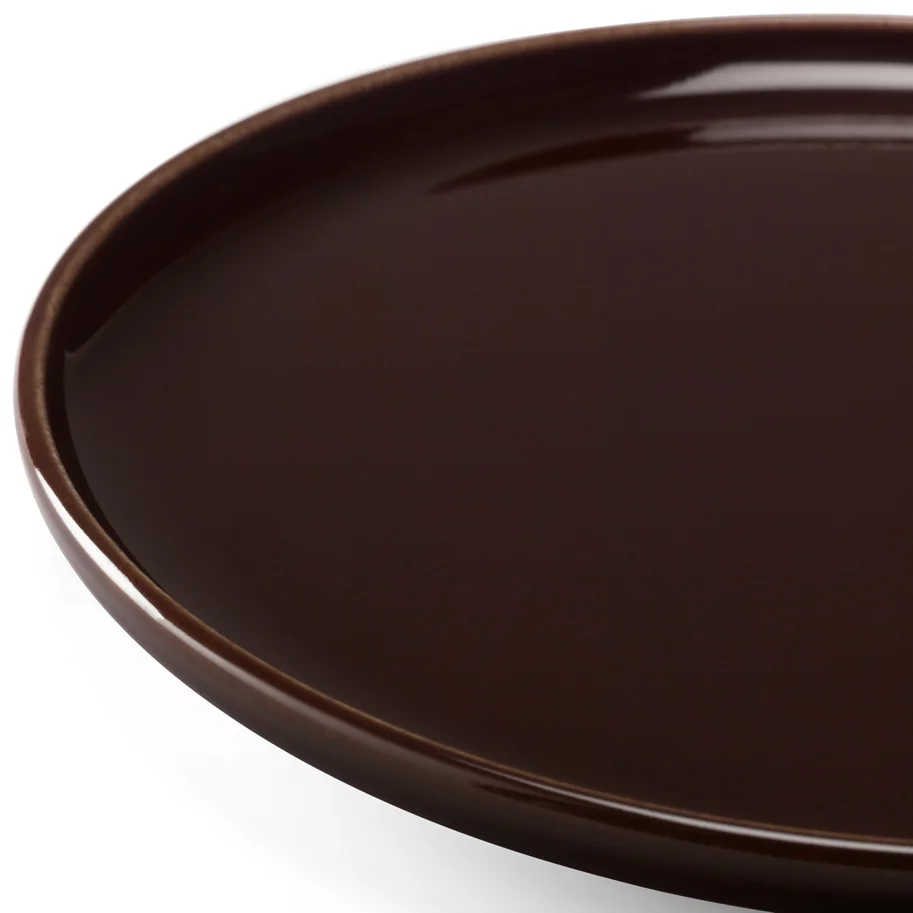 2er Set Collective Teller flach D20cm mocha