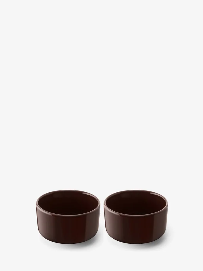 2er Set Collective Schale D8cm mocha