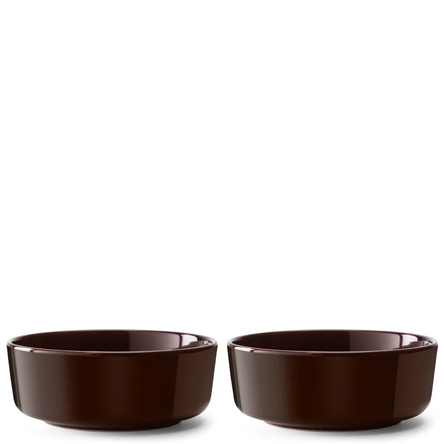 2er Set Collective Schale D15cm mocha