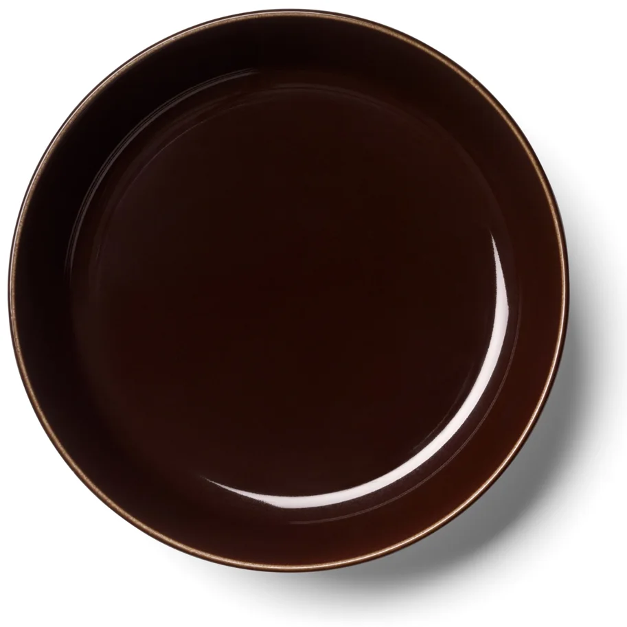 2er Set Collective Teller tief D20cm mocha