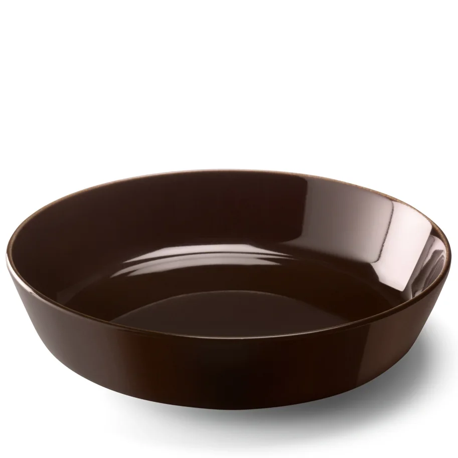 2er Set Collective Teller tief D20cm mocha