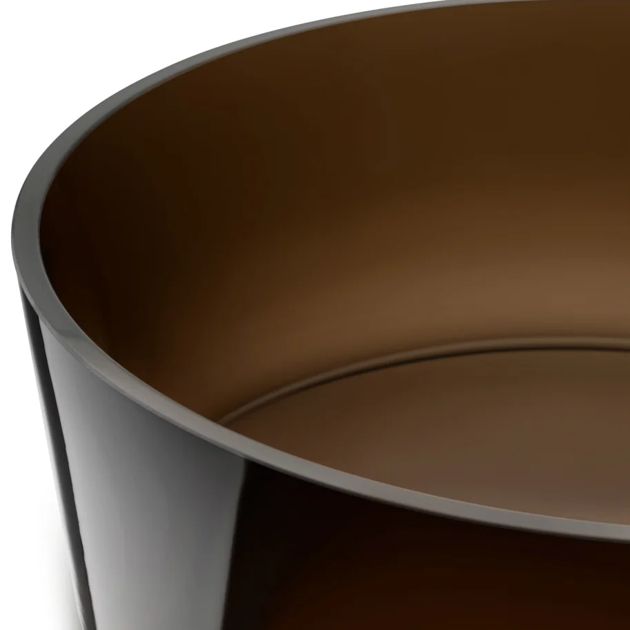 Collective Schale D30cm H10cm Glas mocha